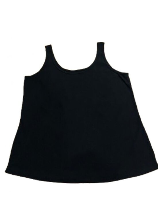 Tops - Women’s Black Ribbed Tank Top Size 18/20